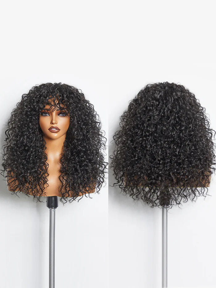 Wavella™ – Viral Bang Wig for Effortless Curls