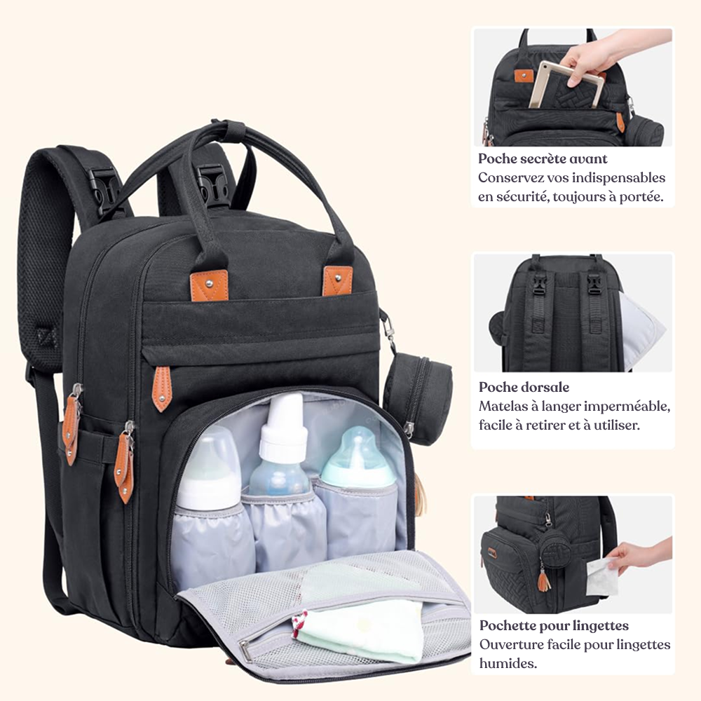 Lunabe® Sac à Langer - Nomade Mum™