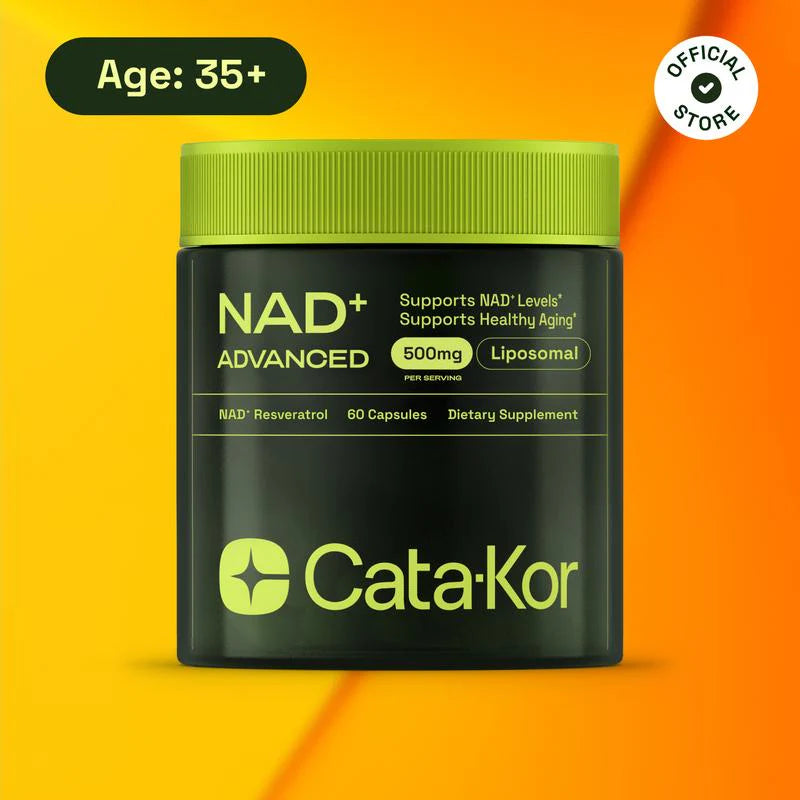 CATA-KOR NAD+ ADVANCED - NAD SUPPLEMENT WITH RESVERATROL