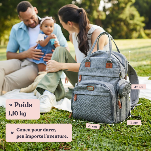 Lunabe® Sac à Langer - Nomade Mum™